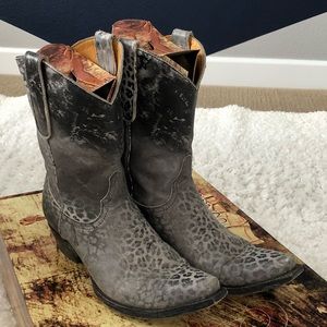 Old Gringo Leopardito Grey Size 9.5